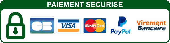 Paiement sécurisé : CB, Visa, Mastercard, Stripe, Klarna, PayPal et virement bancaire